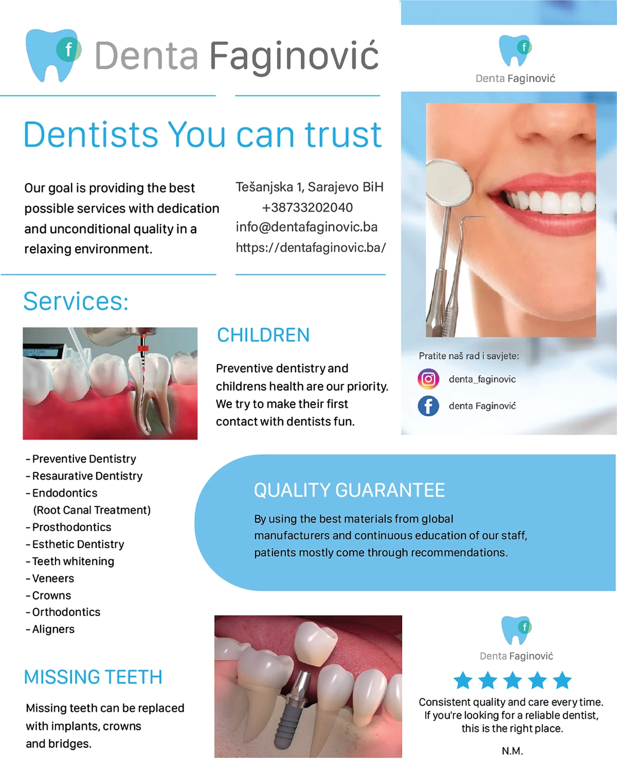 dentist design flyer large