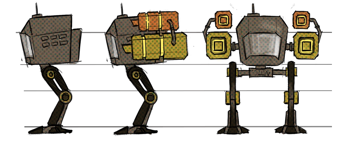 mech design concept sheet