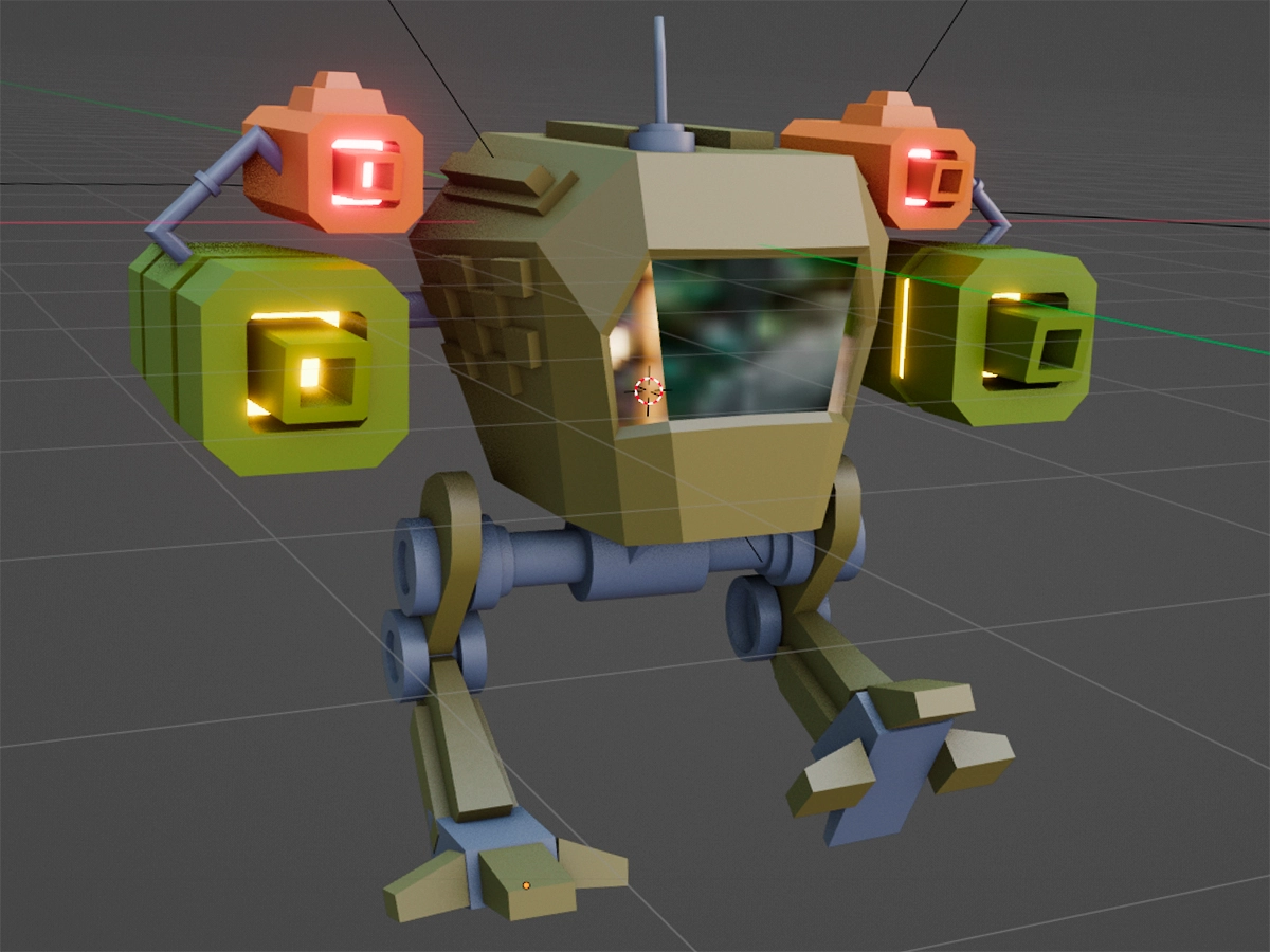 mech design render