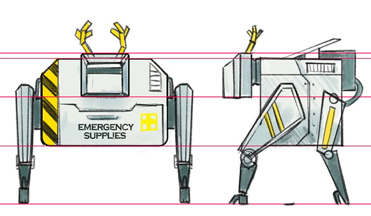 modellling reference of the robots design