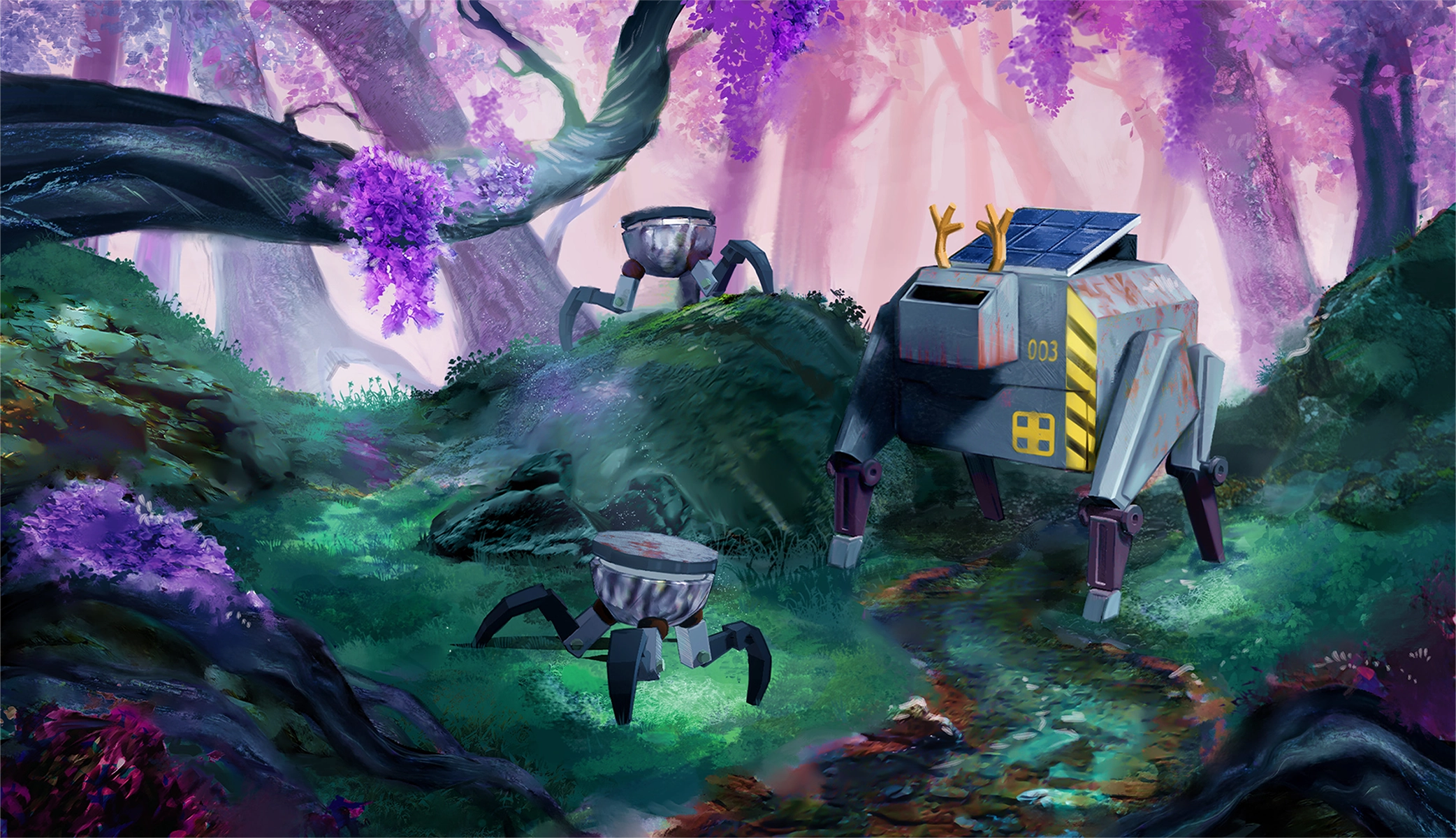 robot - digital artwork