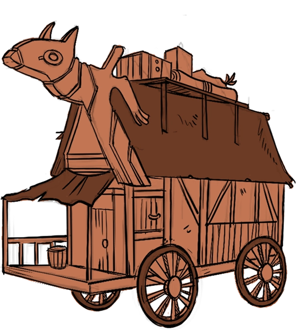 modular vehicle design wagon sketch