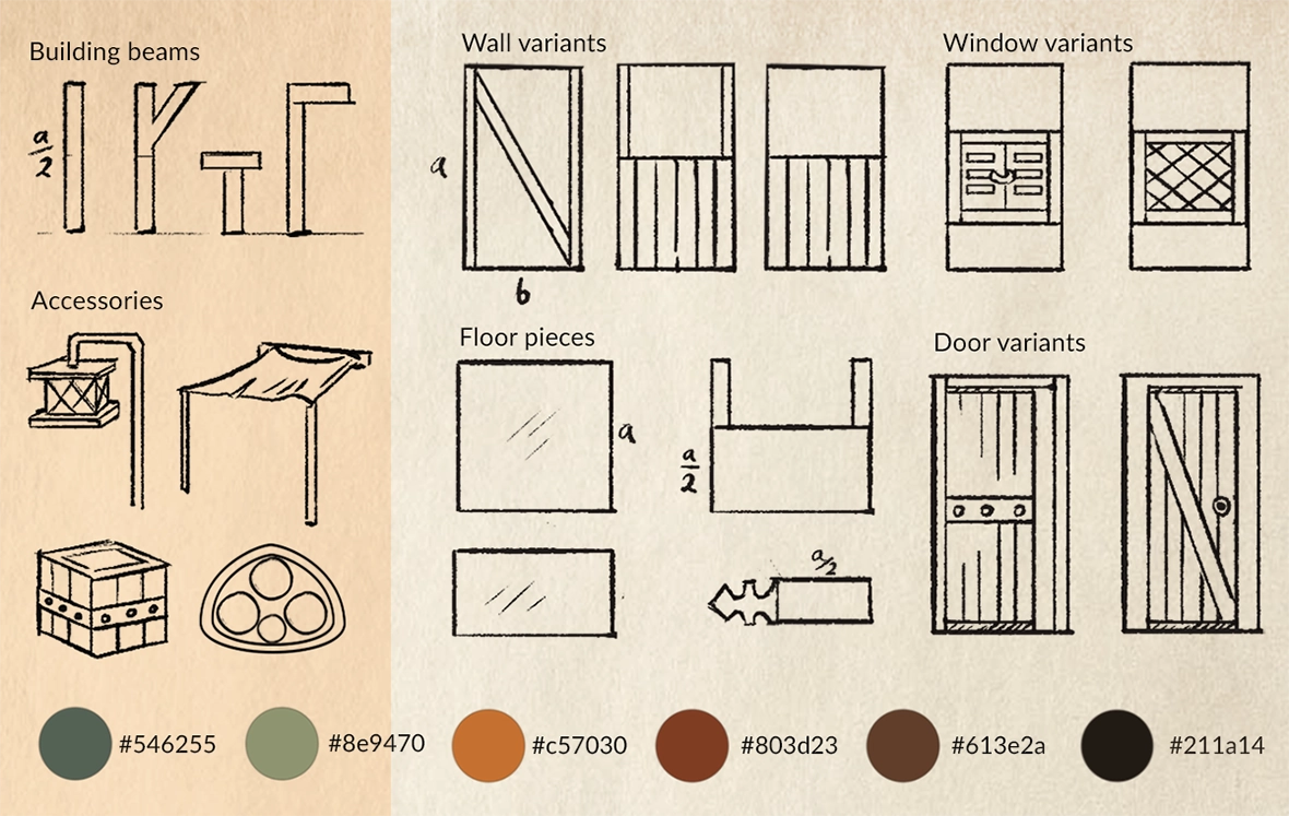 modular vehicle design sketches